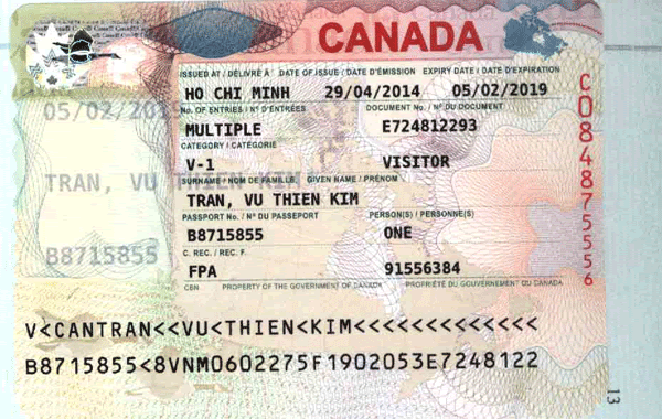 cách gia hạn visa Canada