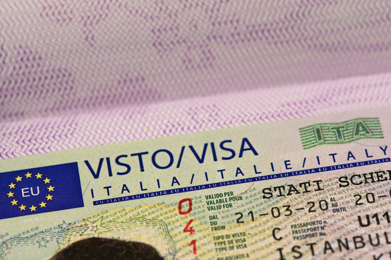 Các loại visa Ý