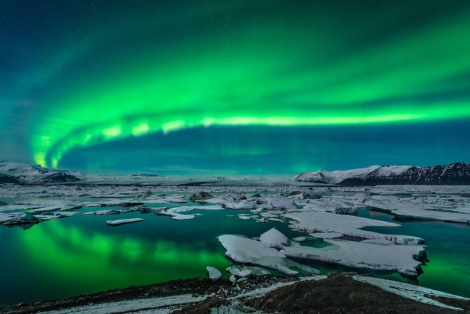 Chiêm ngưỡng khung cảnh cực quang tại Iceland 